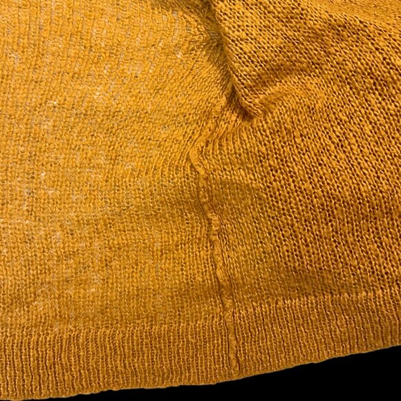 Wooden Ships Mohair & Wool Goldenrod Cardigan Sweater with Buttons Size M - Picture 5 of 7